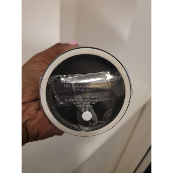 Rae Dunn Vampire Juice Mug 16oz Spellout Halloween Black And Red New Goth - Picture 5 of 6